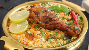 Chicken Biryani With Dry Fruits
