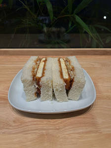 Veg Korokke Sando