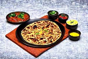 Cheese Corn Paratha