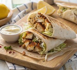 Chicken Cabbage Shawarma