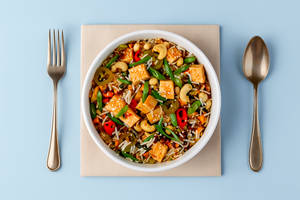 Vegan Thai Tofu Rice Bowl