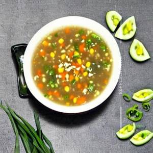 Hot bin corn soup