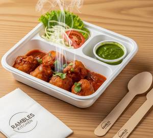 Jain Vegetable Manchurian -  05 Pieces - 300 ML