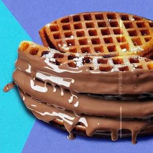 Nutty Nutella Waffle