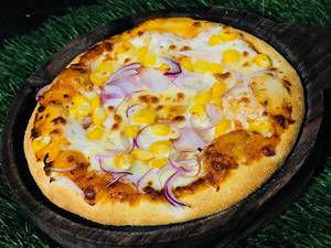 Onion And Corn Pizza [7 Inches]