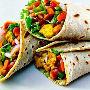 Mexican Veg Burrito Whole Wheat Wrap