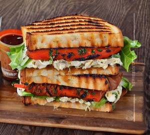 Keema Chicken Spicy Grilled Sandwich