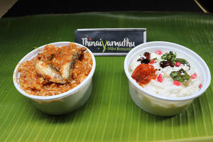 Fish Curry Rice + Curd Rice,