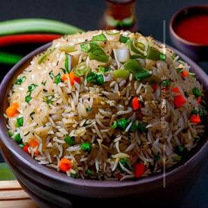 Burn Garlic Veg Fried Rice