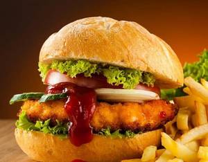 Panner Burger+Fries+Coke[300ml]