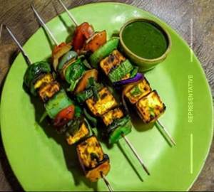 Paneer pudina tikka dry