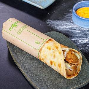 Veg Kebab Tikki Kathi Roll