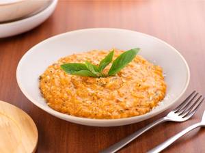Grilled Veg Risotto in Mixed Sauce