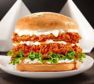 Cheesy Chicken Burger