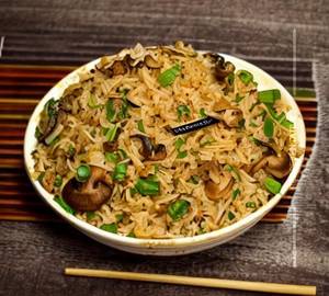 Mushroom Onion Fried Rice