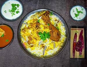 Hyderabadi chicken biryani