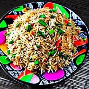 Schezwan Egg Fried Rice    