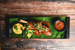 Bull Ribs In Mushroom Sauce