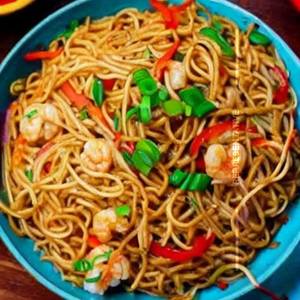 Prawns Triple Schezwan Noodles