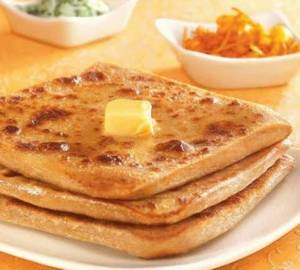 Plain rectangle parathe