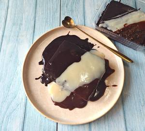 Eggless Triple Chocolate Cake 