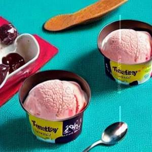 Strawerry Jelly Topping Ice-Cream
