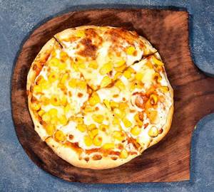 Corn cheese pizza