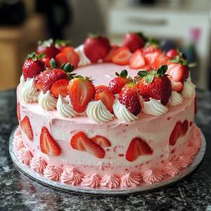 Strawberry cake