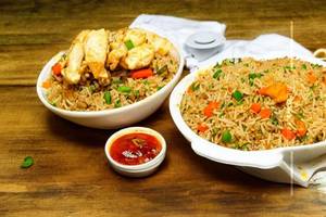 Chicken Triple Schezwan Fried Rice