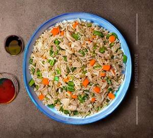 Burn Garlic Chicken Fried Rice