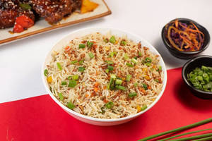 Veg Burnt Garlic Fried Rice