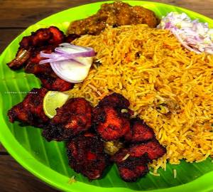 65 chicken briyani (bone)