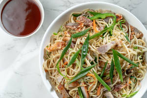 Chilli Garlic Pork Noodles