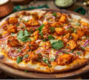 Tandoor Cheese pizza