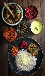 Veg;meals In Banana Leaf