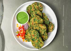 Spinach & Corn Kebab