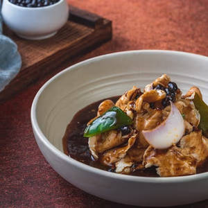 Shredded Chicken In Black Bean Sauce