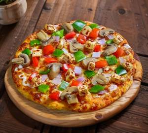 Tandoori paneer pizza