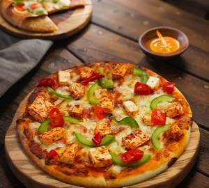 Schezwan paneer pizza