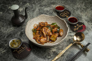 Chicken In Chilli & Black Bean Sauce