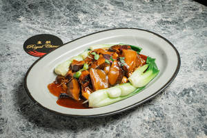 Roast Chicken With Oyster & Mushroom Sauce