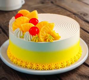 Pineapple Cake [Eggless]