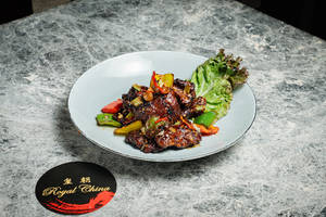 Crispy Mock Duck In Chilli & Black Bean Sauce