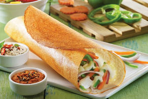 Vegetable Cheese Dosa