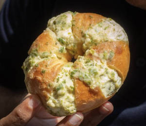 Loaded Jalapeno Cream Cheese Bagel