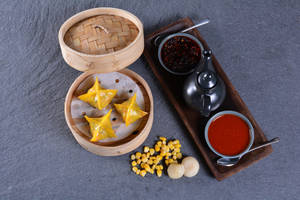 Corn And Waterchestnut Dumpling
