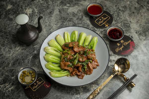 Pork With Ginger & Spring Onion