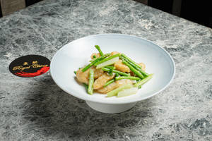 Braised Fish With Celery & Asparagus