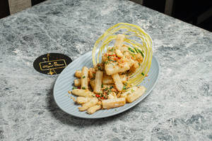 Butter Chilli Baby Corn & Potato