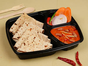 Desi Ghee Rajma & 4 Tawa Roti Mealbox [3 Cp]
